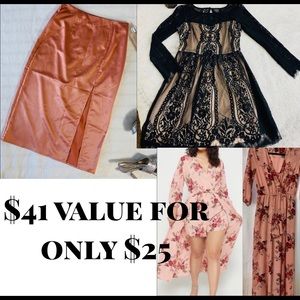 Skirt and 2 Dresses Bundle😍